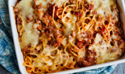 Balkánsky pekáč so špagetami