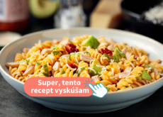 Proteínové šošovicové cestoviny s kuracím mäsom