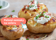 Zapečené zemiaky so šunkou a skyrom