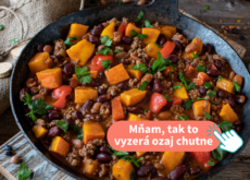 Chilli con carne s tekvicou a batátmi
